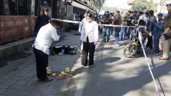 तिब्बत मार्केट गेट no 8 के पास घटना स्थल जहां गोली मारी गई